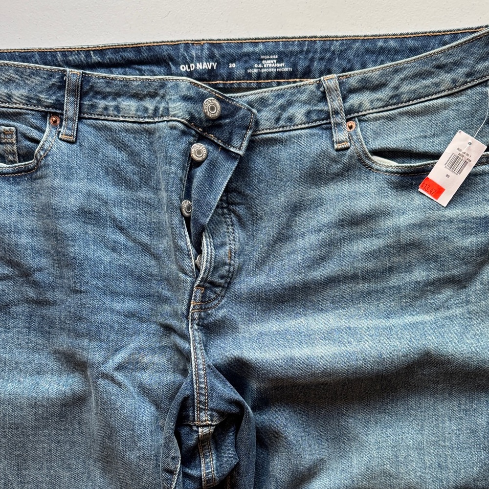 Old NavyHigh Rise Curvy OG Straight Jeans NWT
